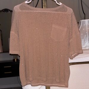 Sheer Brown Top